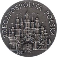 Poland coin 20 Złotych - Carolers (2001) obverse obverse of 20 Złotych - Carolers (2001) coin with Y# 424 from Poland.