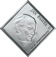 Poland coin 20 Złotych - 25 Years of the Pontificate of John Paul II (2003) reverse reverse of 20 Złotych - 25 Years of the Pontificate of John Paul II (2003) coin with Y# 471 from Poland. Inscription: JAN PAWEŁ II 25-LECIE PONTYFIKATU