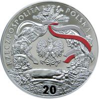 Poland coin 20 Złotych - The Polish Calendar of Traditional Customs and Rituals: Harvest Festival (2004) obverse obverse of 20 Złotych - The Polish Calendar of Traditional Customs and Rituals: Harvest Festival (2004) coin with Y# 508 from Poland.