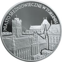 Poland coin 20 Złotych - Monuments of Material Culture in Poland - Medieval Town of Toruń (2007) reverse reverse of 20 Złotych - Monuments of Material Culture in Poland - Medieval Town of Toruń (2007) coin with Y# 603 from Poland. Inscription: MIASTO ŚREDNIOWIECZNE W TORUNIU