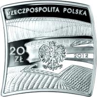 Poland coin 20 Złotych - 2010-12 UEFA European Football Championship (2012) obverse obverse of 20 Złotych - 2010-12 UEFA European Football Championship (2012) coin with Y# 829 from Poland.