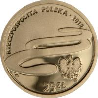 Poland coin 25 Złotych - 25th Anniversary of the Establishing of the Constitutional Tribunal Activity (2010) obverse obverse of 25 Złotych - 25th Anniversary of the Establishing of the Constitutional Tribunal Activity (2010) coin with Y# 740 from Poland.