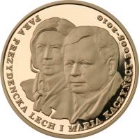 Poland coin 100 Złotych - In Memory of the Victims of the 10 April 2010 Presidential Plane Crash in Smolensk (2011) reverse reverse of 100 Złotych - In Memory of the Victims of the 10 April 2010 Presidential Plane Crash in Smolensk (2011) coin with Y# 766 from Poland.