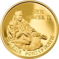 Poland coin 200 Złotych - 25 Years of the Pontificate of John Paul II (2003) reverse reverse of 200 Złotych - 25 Years of the Pontificate of John Paul II (2003) coin with Y# 472 from Poland.