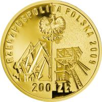 Poland coin 200 Złotych - Polish Road to Freedom - General elections of 4 June 1989 (2009) obverse obverse of 200 Złotych - Polish Road to Freedom - General elections of 4 June 1989 (2009) coin with Y# 683 from Poland.