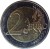 reverse of 2 Euro - 25 years of German Unity (2015) coin with KM# 337 from Germany. Inscription: 2 EURO LL