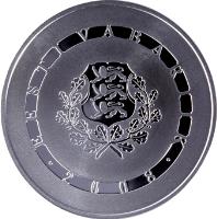 Estonia coin 10 Krooni - 90th anniversary of the Republic of Estonia (2008) obverse obverse of 10 Krooni - 90th anniversary of the Republic of Estonia (2008) coin with KM# 46 from Estonia. Inscription: EESTI VABARIIK 2008