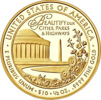 United States coin 10 Dollars - reverse of 10 Dollars -