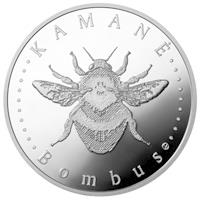 reverse of 50 Litų - Lithuanian Nature (2008) coin with KM# 159 from Lithuania. Inscription: KAMANĖ BOMBUS