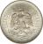 obverse of 1 Peso (1920 - 1945) coin with KM# 455 from Mexico. Inscription: ESTADOS UNIDOS MEXICANOS 0.720