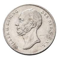 Netherlands coin 1/2 Gulden - Willem II (1846 - 1848) obverse obverse of 1/2 Gulden - Willem II (1846 - 1848) coin with KM# 73 from Netherlands. Inscription: WILLEM II KONING DER NED. G. H. V. L.