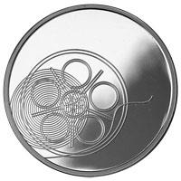 Lithuania coin 10 Litų - Lithuanian culture - Cinema (2014) reverse reverse of 10 Litų - Lithuanian culture - Cinema (2014) coin with KM# 203 from Lithuania.