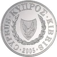 Cyprus coin 1 Pound - Mediterranean Monk Seal (2005) obverse obverse of 1 Pound - Mediterranean Monk Seal (2005) coin with KM# 76 from Cyprus. Inscription: CYPRUS · KYΠPΟΣ · KIBRIS · 2005 ·