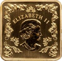 obverse of 3 Dollars - Elizabeth II - Beaver (2006) coin with KM# 657 from Canada. Inscription: ELIZABETH II
