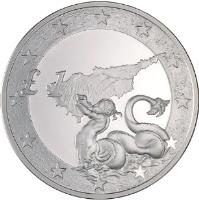 reverse of 1 Pound - Cyprus's Accession to the EU (2004) coin with KM# 75 from Cyprus. Inscription: £1