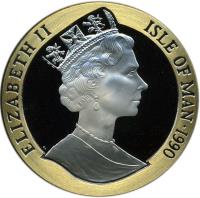 Isle of Man coin 5 Crowns - Elizabeth II - 150th Anniversary of obverse of 5 Crowns - Elizabeth II - 150th Anniversary of