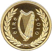 obverse of 20 Euro - 25th Anniversary of Gaisce - The President's Award (2010) coin with KM# 66 from Ireland. Inscription: éire 2010