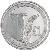 reverse of 1 Pound - FAO - Silver Proof Issue (1995) coin with KM# 70a from Cyprus. Inscription: · · · F. A. O. · · · £1 1 9 4 5 - 1 9 9 5