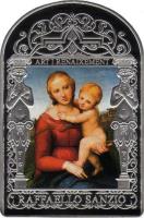 Andorra coin 15 Diners - Joan Enric Vives i Sicília - Renaissance Madonna: Small Cowper Madonna (2011) reverse reverse of 15 Diners - Joan Enric Vives i Sicília - Renaissance Madonna: Small Cowper Madonna (2011) coin with KM# 470 from Andorra. Inscription: ART I RENAIXEMENT RAFFAELLO SANZIO