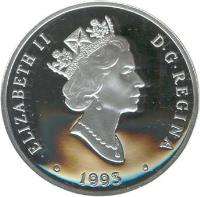 Canada coin 20 Dollars - Elizabeth II - Canadian AviationL: Lockheed 14 Super Electra (1993) obverse obverse of 20 Dollars - Elizabeth II - Canadian AviationL: Lockheed 14 Super Electra (1993) coin with KM# 237 from Canada. Inscription: ELIZABETH II D · G · REGINA · 1993 ·