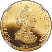 Cook Islands coin 50 Dollars - Elizabeth II - Henry VII (2006) obverse obverse of 50 Dollars - Elizabeth II - Henry VII (2006) coin with KM# 1624 from Cook Islands. Inscription: ELIZABETH II COOK ISLANDS 2006