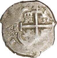 Bolivia coin 4 Reales - Carlos II (1667 - 1675) obverse obverse of 4 Reales - Carlos II (1667 - 1675) coin with KM# 25 from Bolivia.