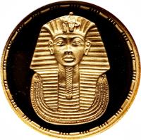 Egypt coin 50 Pounds - Ancient Egyptian Culture: King Tutankhamen (1994) obverse obverse of 50 Pounds - Ancient Egyptian Culture: King Tutankhamen (1994) coin with KM# 755 from Egypt.
