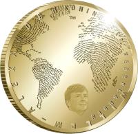 obverse of 10 Euro - Willem-Alexander - Kinderdijk (2014) coin with KM# 360 from Netherlands. Inscription: WILLEM - ALEXANDER KONING DER NEDERLANDEN tm