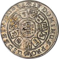 Denmark coin 1 Speciedaler - Frederik III (1655 - 1656) reverse reverse of 1 Speciedaler - Frederik III (1655 - 1656) coin with KM# 204 from Denmark.