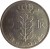 reverse of 5 Francs - Baudouin I - Dutch text (1948 - 1981) coin with KM# 135 from Belgium. Inscription: 5 FR = BELGIË =
