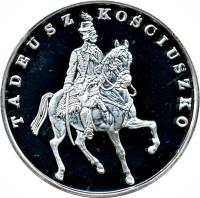 Poland coin 200000 Złotych - Tadeusz Kościuszko (1990) reverse reverse of 200000 Złotych - Tadeusz Kościuszko (1990) coin with Y# 203 from Poland.