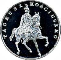 reverse of 200000 Złotych - Tadeusz Kościuszko (1990) coin with Y# 203 from Poland.