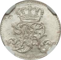 obverse of 1/24 Taler - Friedrich II (1751 - 1763) coin with KM# 263 from German States. Inscription: FR