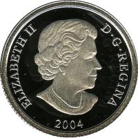 Canada coin 30 Dollars - Elizabeth II - Canadian Wildlife: Grizzly bear (2004) obverse obverse of 30 Dollars - Elizabeth II - Canadian Wildlife: Grizzly bear (2004) coin with KM# 1105 from Canada. Inscription: ELIZABETH II D · G · REGINA 2004