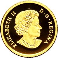 Canada coin 25 Dollars - Elizabeth II - Miss Canada Allegory (2013) obverse obverse of 25 Dollars - Elizabeth II - Miss Canada Allegory (2013) coin with KM# 1483 from Canada. Inscription: ELIZABETH II D · G · REGINA