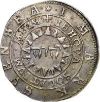 reverse of 1 Mark - Karl IX (1604 - 1606) coin with KM# 13 from Sweden.