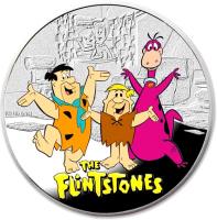Niue coin 1 Dollar - Elizabeth II - The Flintstones (2014) reverse reverse of 1 Dollar - Elizabeth II - The Flintstones (2014) coin from Niue. Inscription: THE FLINTSTONES (c) HB (s14)