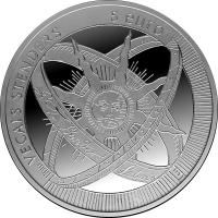 Latvia coin 5 Euro - 300th Anniversary of the Latvian writer G.F. Stender (2014) reverse reverse of 5 Euro - 300th Anniversary of the Latvian writer G.F. Stender (2014) coin with KM# 162 from Latvia. Inscription: 5 euro VECAIS STENDERS G.F.Stender. Latwis 1 2 3 4 5 6 7 8 9 10 11 12