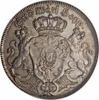 Sweden coin 1 Riksdaler - Fredrik I / Ulrika Eleonora (1731) reverse reverse of 1 Riksdaler - Fredrik I / Ulrika Eleonora (1731) coin with KM# 418 from Sweden. Inscription: Gud Mårt Hopp GZ 1731