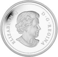 Canada coin 20 Dollars - Elizabeth II - Maple Leaf (2014) obverse obverse of 20 Dollars - Elizabeth II - Maple Leaf (2014) coin with KM# 1925 from Canada. Inscription: ELIZABETH D · G · REGINA SB