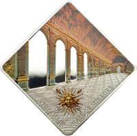 Palau coin 10 Dollars - Palace of Versailles (2013) reverse reverse of 10 Dollars - Palace of Versailles (2013) coin from Palau. Inscription: VERSAILLES HALL OF MIRRORS