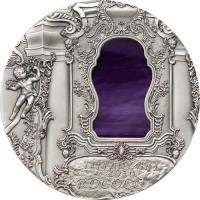 Palau coin 10 Dollars - Tiffany Art: Rococo (2010) reverse reverse of 10 Dollars - Tiffany Art: Rococo (2010) coin with KM# 252 from Palau. Inscription: TIFFANY ART 2010 Rococo