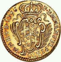 Order of Malta coin 10 Scudi - Emmanuel Pinto (1756 - 1761) obverse obverse of 10 Scudi - Emmanuel Pinto (1756 - 1761) coin with KM# 255 from Order of Malta. Inscription: F · EMMANVEL PINTO · M · M · H · S · S · 1756