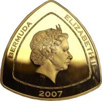 Bermuda coin 30 Dollars - Elizabeth II - Shipwreck: The obverse of 30 Dollars - Elizabeth II - Shipwreck: The