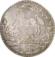 German States coin 2 Thaler - Christian Ludwig (1659 - 1664) reverse reverse of 2 Thaler - Christian Ludwig (1659 - 1664) coin with KM# 252 from German States.