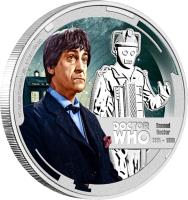 reverse of 1 Dollar - Elizabeth II - Doctor Who: 2nd Doctor (2013) coin with KM# 1095 from Niue.