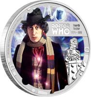 Niue coin 1 Dollar - Elizabeth II - Doctor Who: 4th Doctor (2013) reverse reverse of 1 Dollar - Elizabeth II - Doctor Who: 4th Doctor (2013) coin with KM# 1097 from Niue.