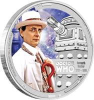 reverse of 1 Dollar - Elizabeth II - Doctor Who: 7th Doctor (2013) coin with KM# 1100 from Niue.