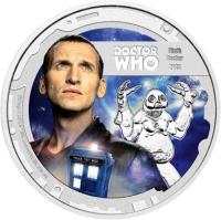 reverse of 1 Dollar - Elizabeth II - Doctor Who: 9th Doctor (2013) coin with KM# 1102 from Niue.