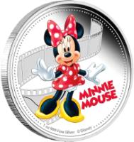 Niue coin 2 Dollars - Elizabeth II - Disney Characters: Minnie Mouse (2014) reverse reverse of 2 Dollars - Elizabeth II - Disney Characters: Minnie Mouse (2014) coin from Niue. Inscription: MINNIE MOUSE